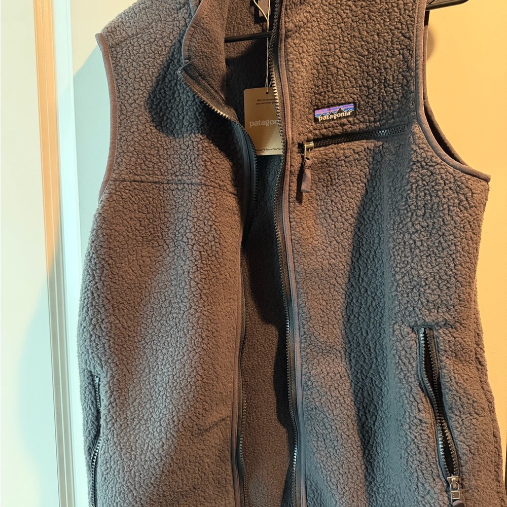 Patagonia Gray Fleece Vest